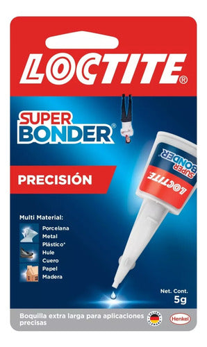 Super Bonder 5 Gr Precision Loctite Por 6 Und Blanco