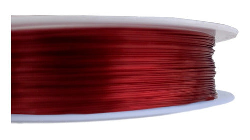 Rollo Alambre Acero Color Plata 50 Metros De Cal 0.3mm 10und