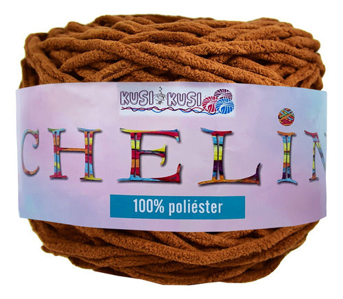 Lana Chelin Suave Esponjosa Tejido Bufanda Telar Ovillo 160g