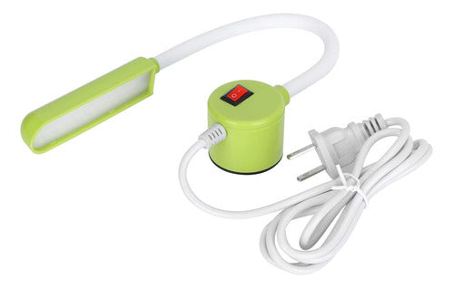 Lámpara Luz Para Máquina De Coser Accesorio Costura Verde lima 110V