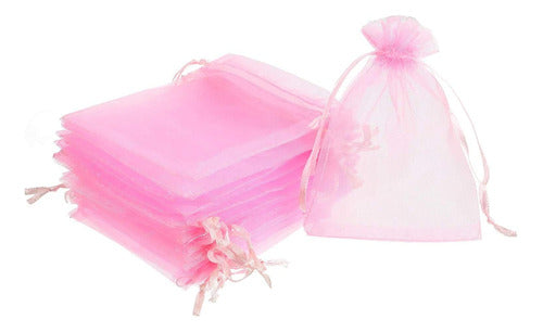 Bolsa De Organza 12cmx 9cm Paquete X 25und