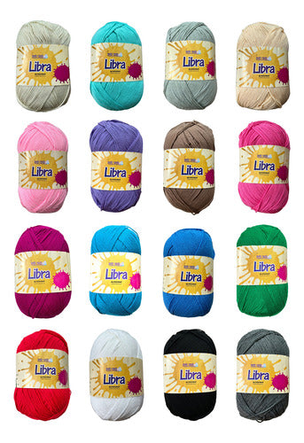 16 Madejas Lana Libra Felicidad Acrílica 454gr X 942 Metros Default Title