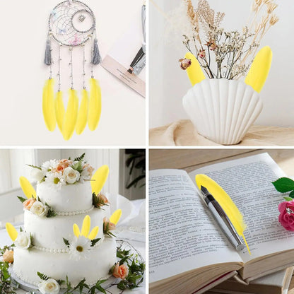 100 Plumas Decorativas Para Manualidades Disfraz
