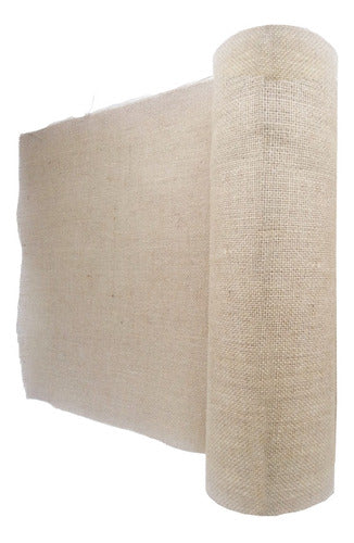 Tela De Yute Natural Para Decoracion Ancho 50cm X 10 Metros