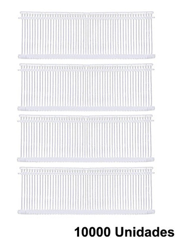Plastiflechas 75mm 3 Pulgadas Trasparente Caja 10000 Und