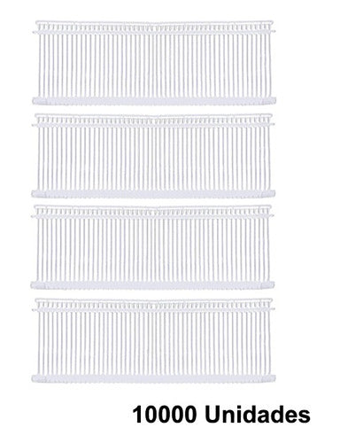 Plastiflechas 75mm 3 Pulgadas Trasparente Caja 10000 Und