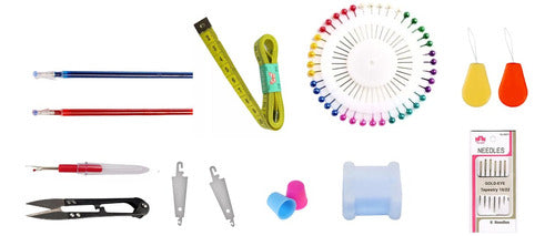 Kit Completo Para Bordado A Mano 75 Articulo