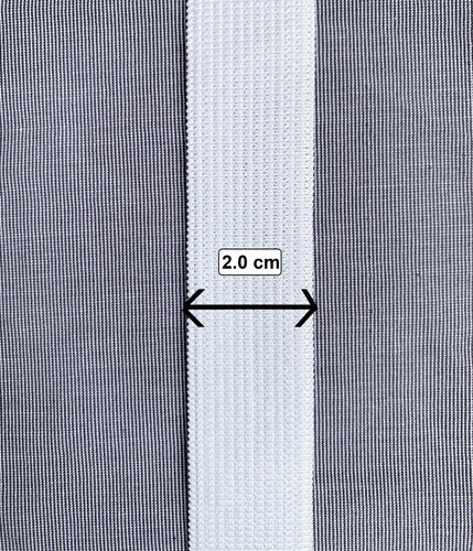 Elástico Resorte Caucho Blanco De 2cm X90 Metros 1 Kilo