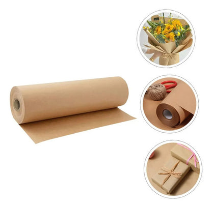 Papel Kraft Rollo Ancho 40cm X 200m 60gr Embalaje 15pulgadas