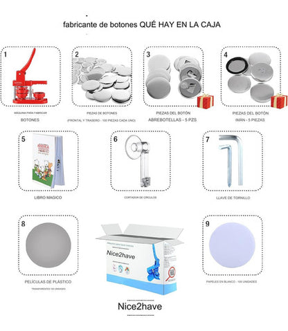 Maquina Para Hacer Botones Publicitarios