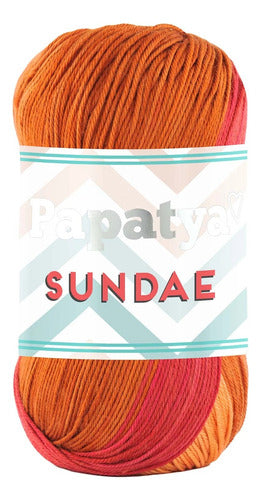 Lana Papatya Sundae 100% Acriica Tejido Ovillo 100g X 320 Mt