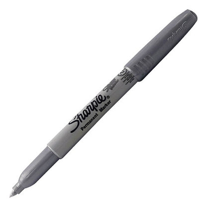 Marcador Sharpie Fine Metal Plata Caja X6 Unidades