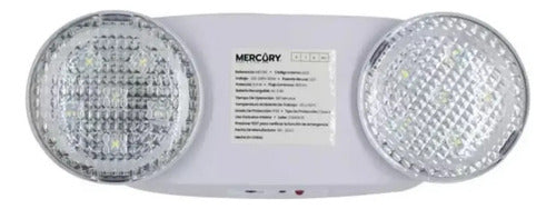 Lámpara De Emergencia Mercury Led Recargable Blanco 110v
