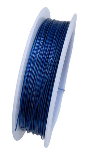 Rollo Alambre De Acero Color Oro 50 Metros De Cal 0.4 Mm