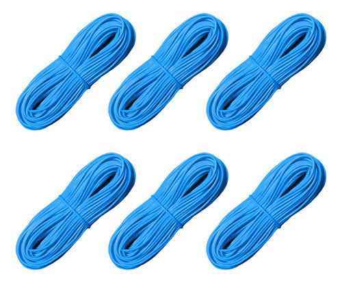 Madeja Mimbre Tubo Plastico Pvc Para Tejer 6 Und X 240m