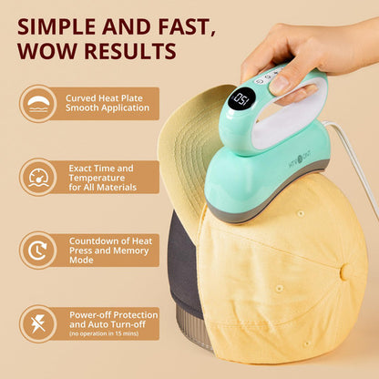Plancha Prensa Para Gorras Vinilo Y Sublimacion