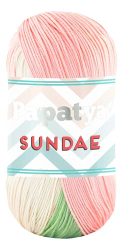 Lana Papatya Sundae 100% Acriica Tejido Ovillo 100g X 320 Mt