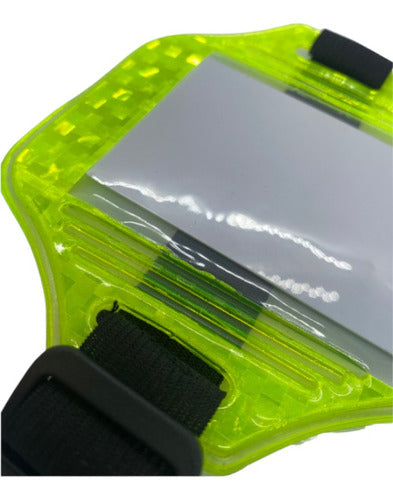 Brazalete Portacarnet Reflectivo Brazo Vertical X5 Unid