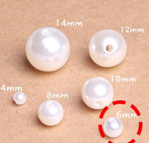 Cuentas De Perlas Abs Para Pulseras Joyas Collares 4400 Und