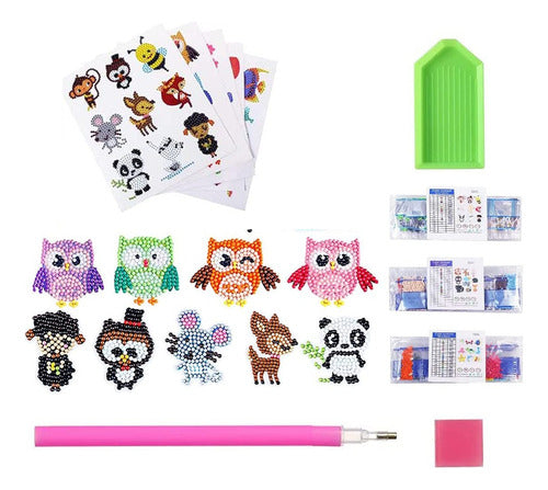 Kit Stickers Pegatinas Diamantes Cutie Pop Diamond Stickers