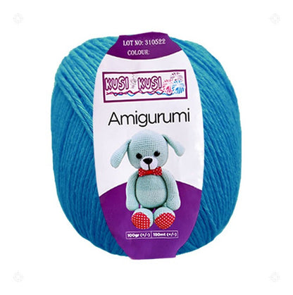 Madeja De Lana Amigurumi Algodon 100 Gramos X 180 Metros