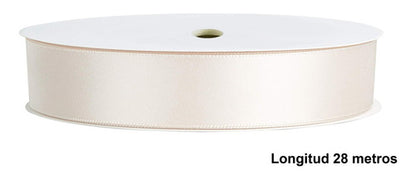 Rollo De Cinta Satin Doble Raso Para Moños 40mm X 28 Metros