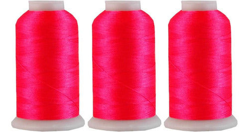 3 Hilos Para Bordar En Maquina Bordadora 2500yd