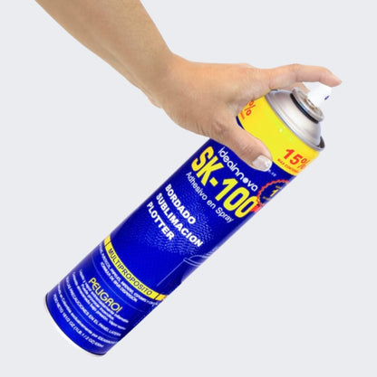 Adhesivo en Spray Pegante SK-100 Bordado,sublimacion plotter