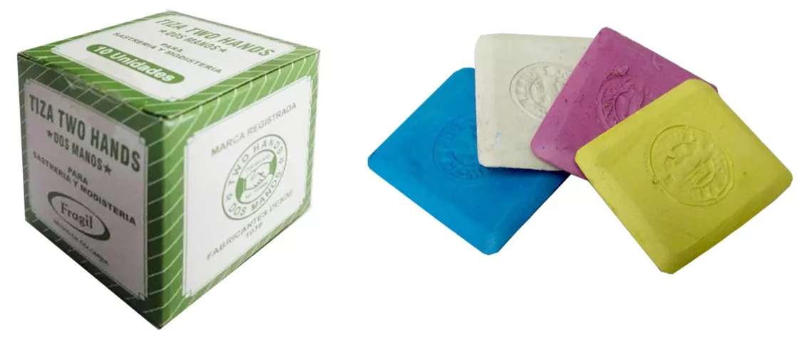 Tizas Para Modistería Y Sastrería Cajax10 Unidades Two Hands