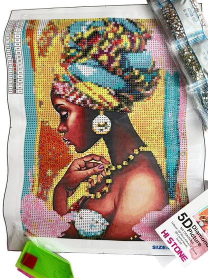 Kit Pintura De Diamantes 5d Para Bricolaje 40x30 Cm