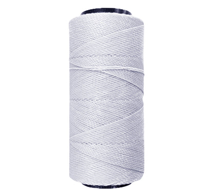 Hilo Encerado Para Cuero Y Manualidades Cono 100 Gr X 1 Und Blanco