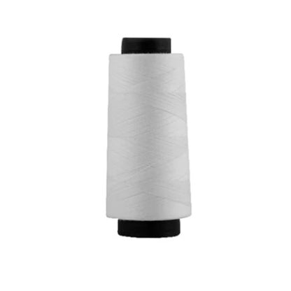 Hilo Importado Para Coser 100% Poliéster 2000 Yardas X Unid Blanco