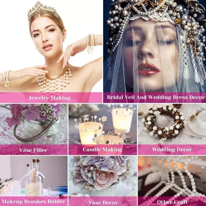 Perlas En Abs Para Pulseras Joyas Collares 8mm