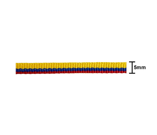 Cinta Bandera Colombia Y Bogotá Falla Poliéster 5mm X 50 Mts