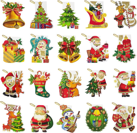 Tarjetas Para Regalos Navideñas Plegables Surtidas 24 Und