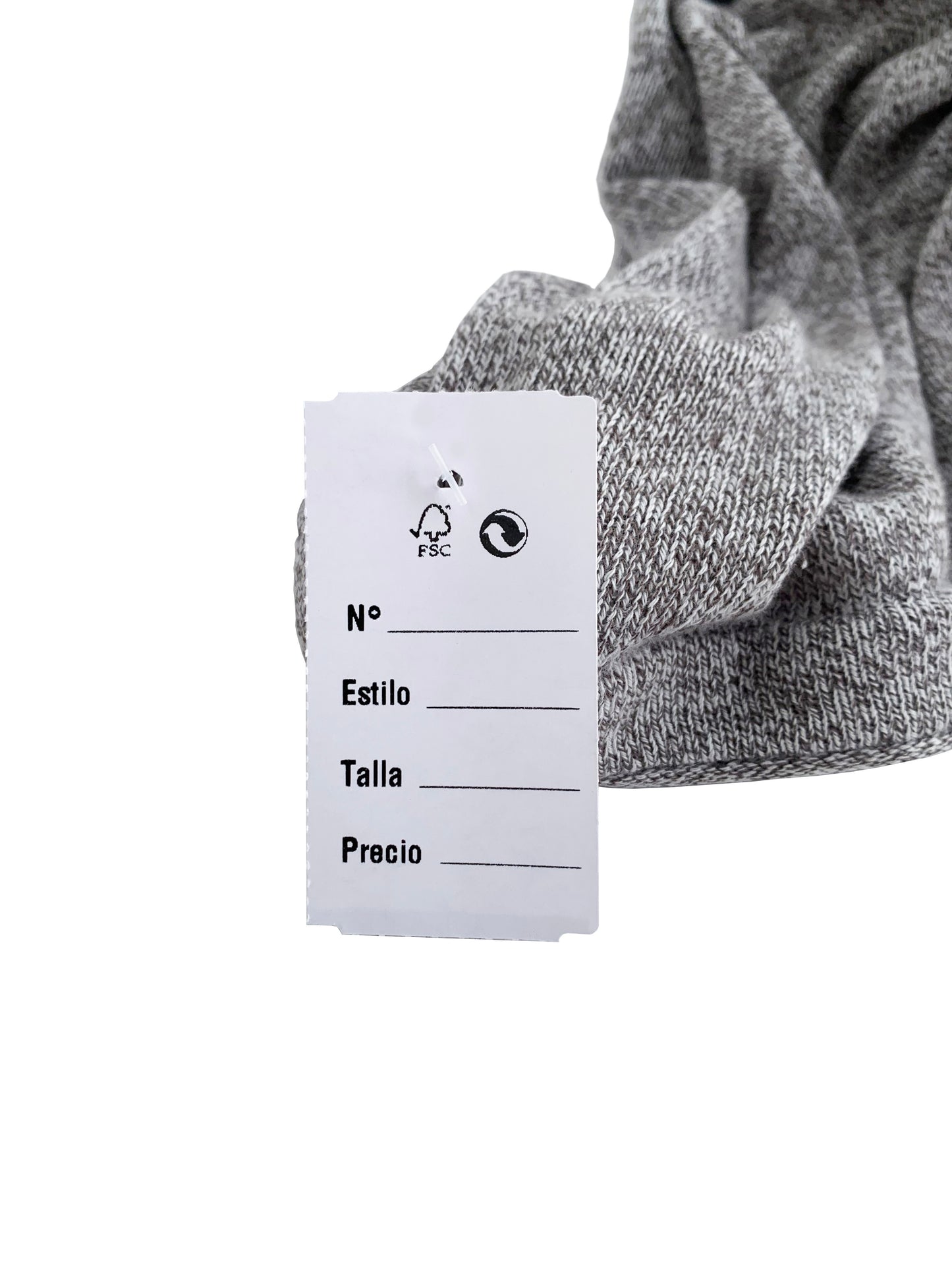 1000 Etiquetas Ropa En Papel Para Plastiflecha 3.5cmx6.5cm