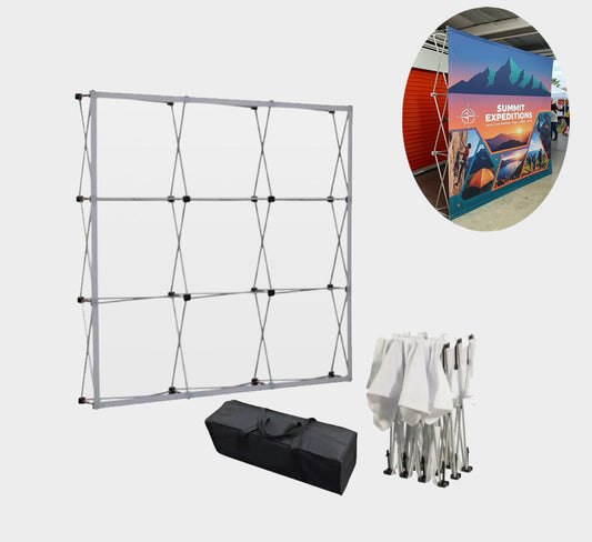 Backing Muro Publicitario En Aluminio Telon 2.27m X 3.02m