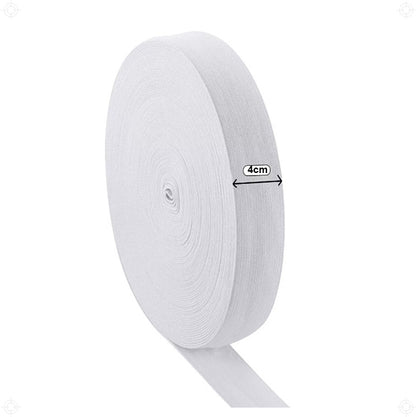 Elástico Resorte Caucho Blanco De 4cm XKilo
