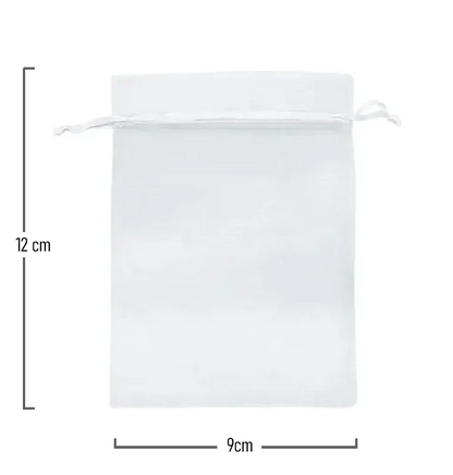 Bolsa De Organza 12cmx 9cm Paquete X 100und