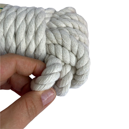 Macrame 9mm Hilo De Algodon Para Tejer 20 Metros