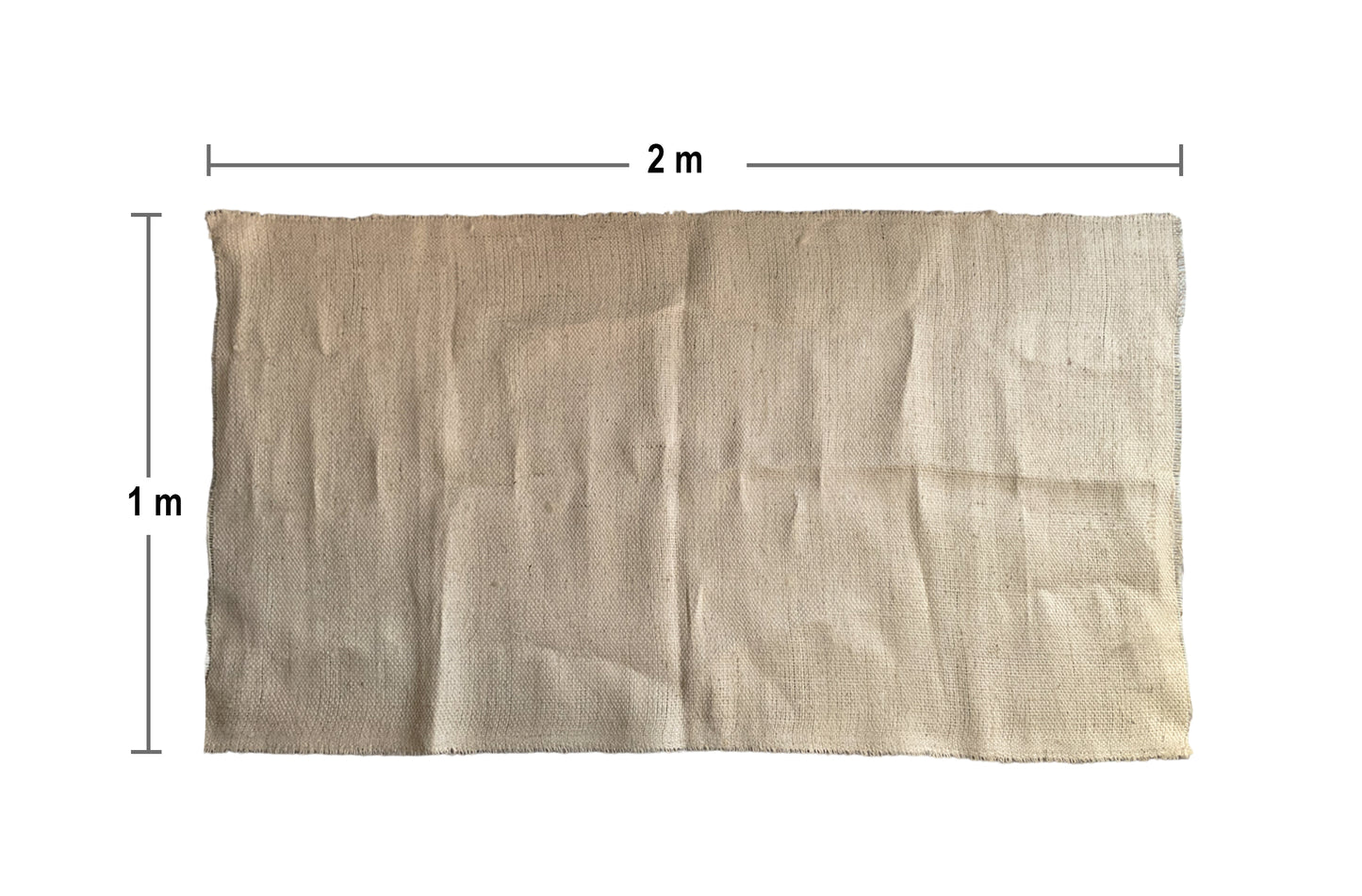 Tela Costal Tupido Premium Fique Rollo Ancho 1m X Largo 1m