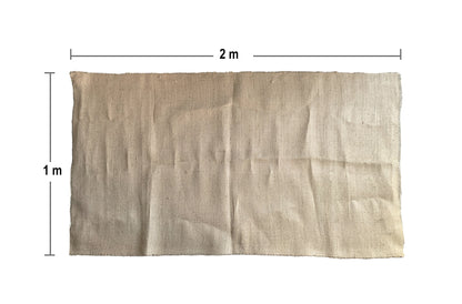 Tela Costal Tupido Premium Fique Rollo Ancho 1m X Largo 1m