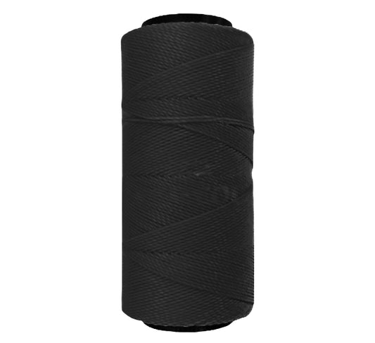 Hilo Encerado Para Cuero Y Manualidades Cono 100 Gr X 1 Und Negro
