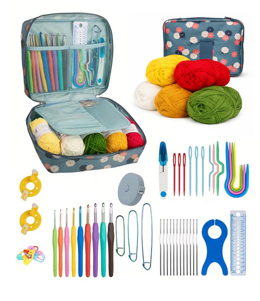 Kit De Agujas De Ganchillo Y Accesorios Para Tejer