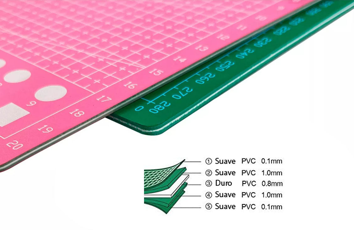 Tabla Base Salva Corte Seguridad A2 60cm X 45 Cm