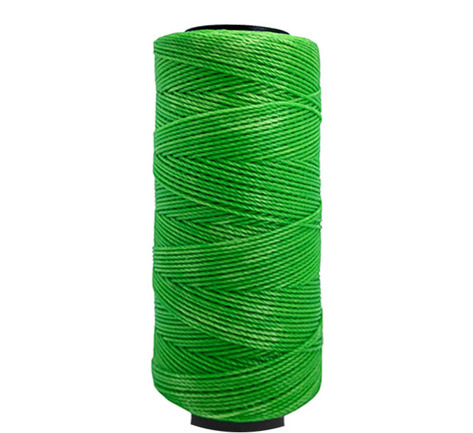 Hilo Encerado Para Cuero Y Manualidades Cono 100 Gr X 1 Und Verde