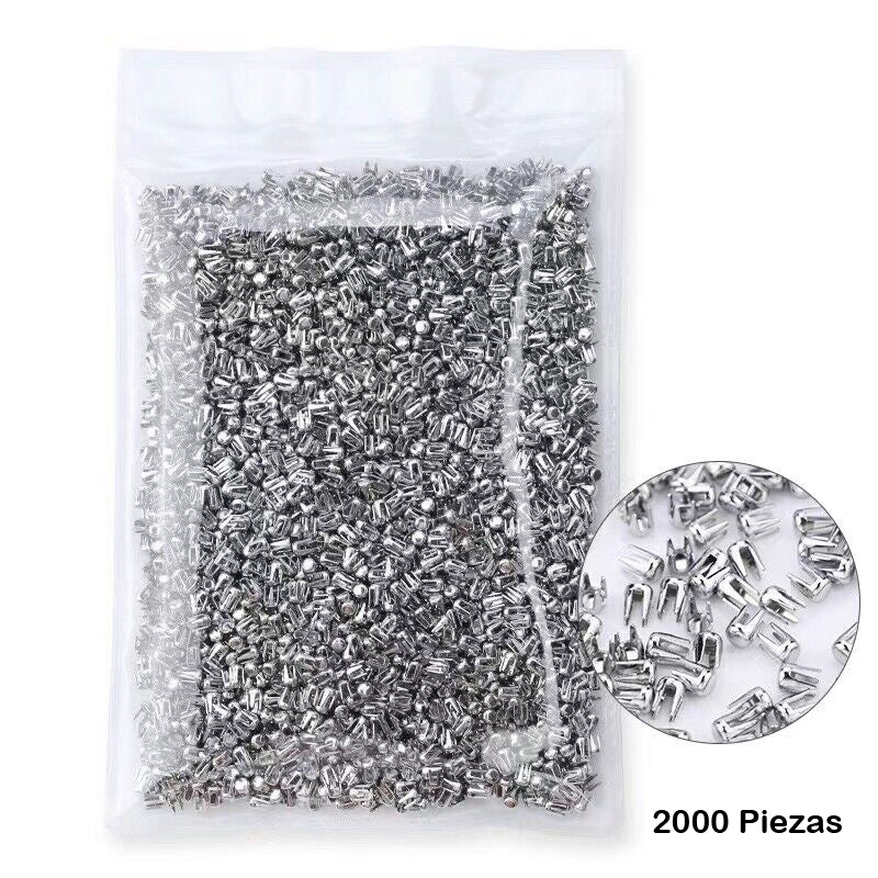 Perlas Para Maquina Remachadora 6mm X 4000 Unidades
