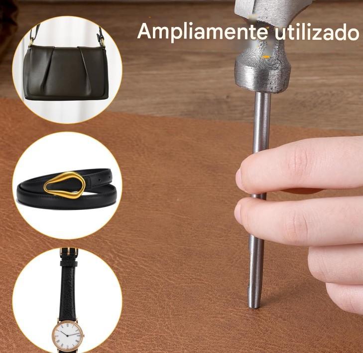 Perforadores sacabocados para cuero x 17 unidades