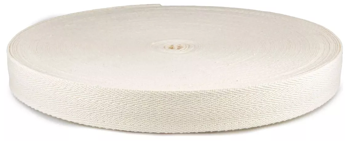 Hiladillo 25mm X100mts Cinta De Algodón Confección Para Ropa